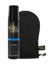 Ultra Dark Self Tanning Foam & Application Mitt Bundle
