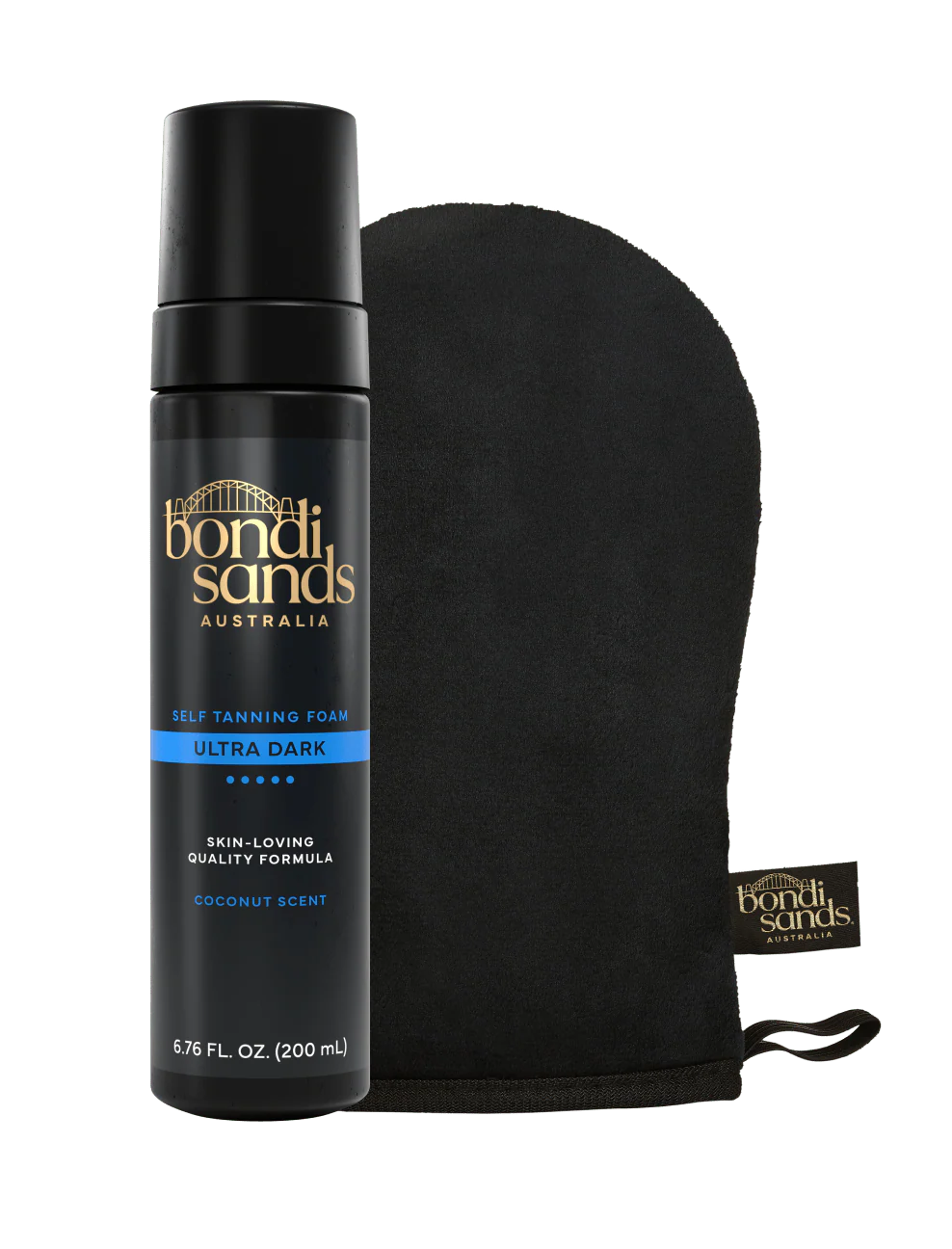 Ultra Dark Self Tanning Foam & Application Mitt Bundle