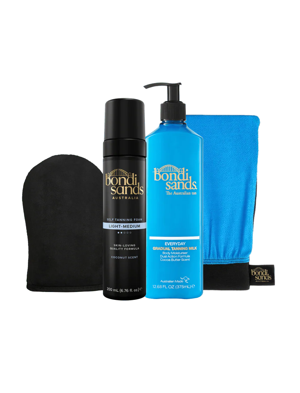 Light-Medium Self Tanning Routine Bundle