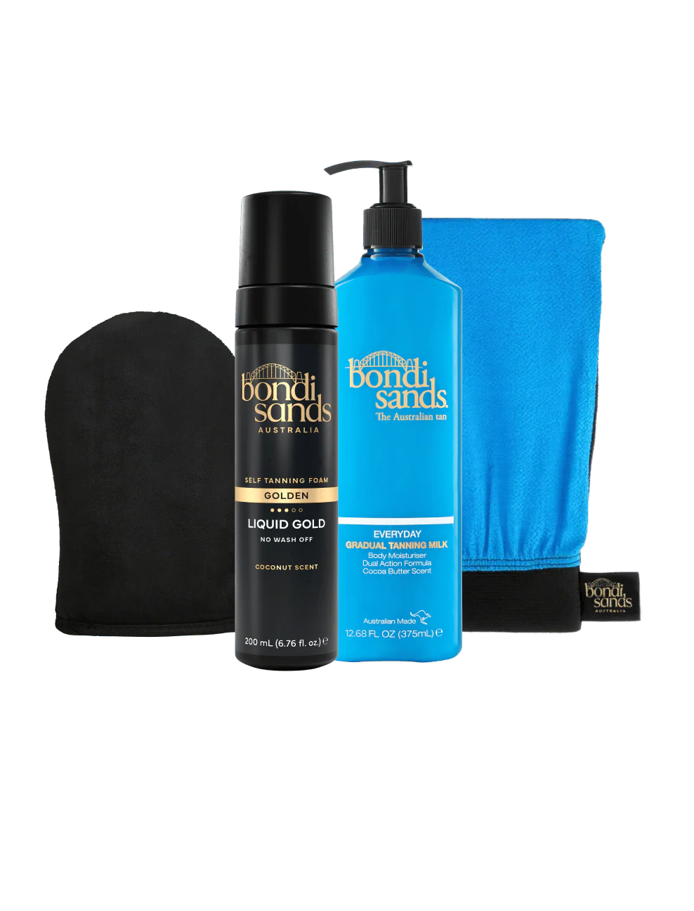 Liquid Gold Self Tanning Routine Bundle